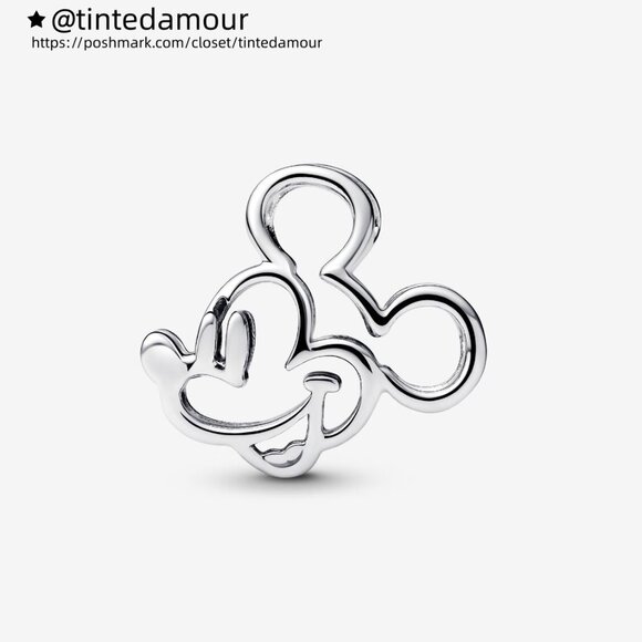 Pandora Disney Mickey Mouse Openwork Charm - Picture 2 of 6